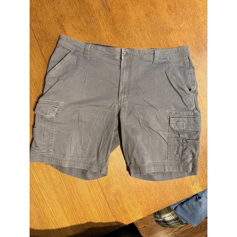 RedHead Cargo Shorts Mens Tagged 48 Measures‎ 40x9 Gray Stretch Cotton